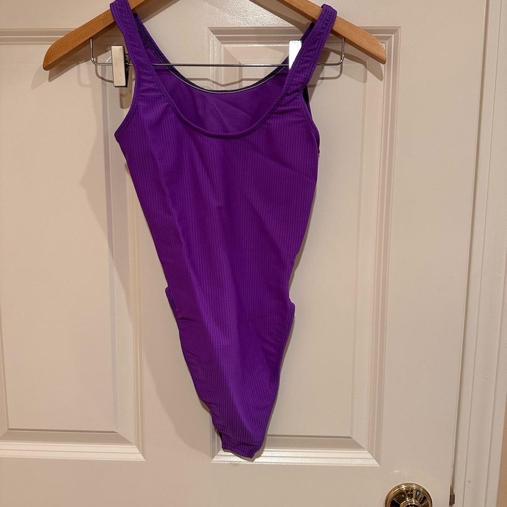 Soft Touch Vibrant Purple One-Piece Swimsuit - Picture 2 of 3
